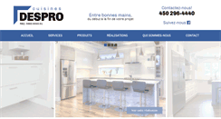 Desktop Screenshot of cuisinesdespro.com